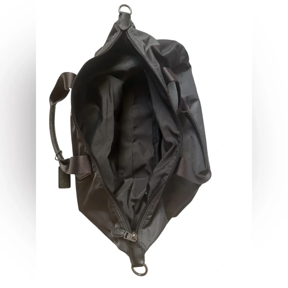 Coach Weekender Men’s 2-Way Boston Bag Nylon Leather Trim